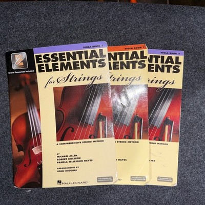 Hal Leonard Essential Elements for Strings - Viola Book 1 & two Viola Book 2 