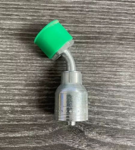1/4" 90° Elbow Crimp Fitting 9/16" x 1/4" Fitting ORS x Crimp 1AA4FRC4 Eaton -04