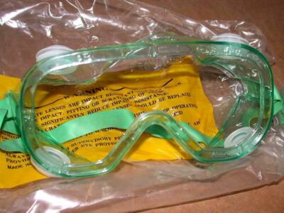 lot of 10 ANSI Z87.1 SAFETY Glasses, Lab Goggles, Indirect Vent