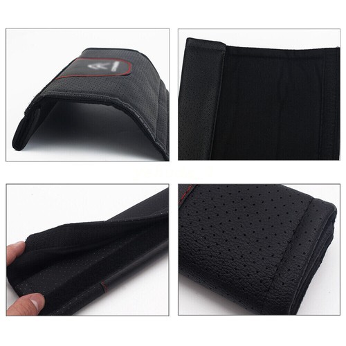 2Pcs Black Car Seat Belt Shoulder Cushion Cover Pad Fit For Fiat 500 Auto AU - Picture 4 of 5