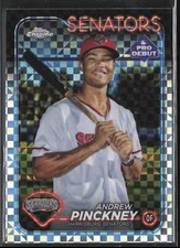 2024 Topps Pro Debut Andrew Pinckney PDC-117 Xfractor | Washington Nationals