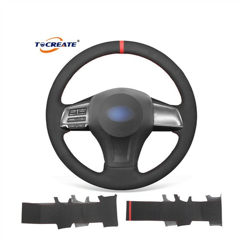 DIY Suede Steering Wheel Cover for Subaru Forester Outback Legacy Impreza #Q008 - Bild 1 von 11