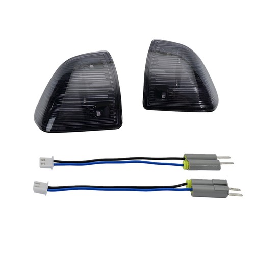 Lens Amber LED Side Mirror Turn Signal Lights for Dodge For Ram 1500 2500 3500 - Picture 2 of 6
