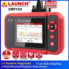 LAUNCH Check Engine ABS SRS CRP123 Code Reader OBD2 Scanner Diagnostic Scan Tool