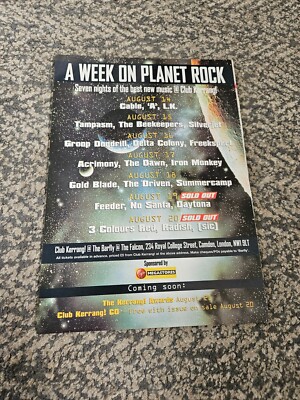 TPEEP101 MAGAZINWERBUNG 11X8'' PRO WOCHE AUF PLANET ROCK - DIE IMKER, FUTTERHAUS
