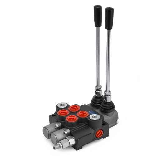 2 Spool Hydraulic Directional Control Valve 11gpm Double Acting Cylinder 40L/min - Picture 10 of 12