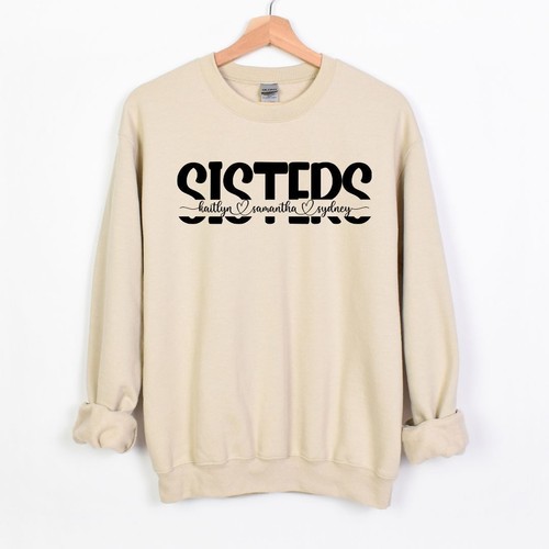 Sudadera cuello redondo SISTERS - personalizada con nombres - Imagen 81 de 94