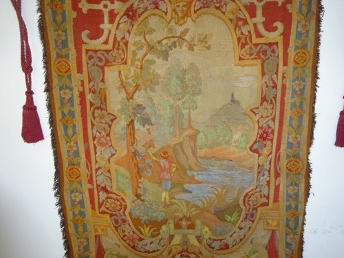 AUTHENTISCHER ANTIKER BELGISCHER WANDTEPPICH IN BELGIEN 1920, 5' 6" x 3' 7" - Bild 4 von 8