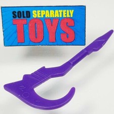 Vtg Battle Beasts Crooked Crow STAFF #72 original 1988 purple weapon accessory