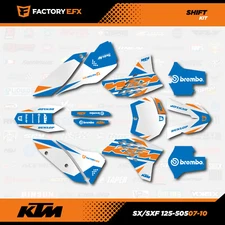 Blue Shift Racing Graphic Kit fits KTM 07-10 SX Sxf 125 250 300 450