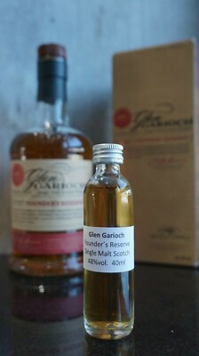 Glen Garioch Founder´s Reserve Whisky Sample 40 ml Probe Dram Single Malt 4 cl
