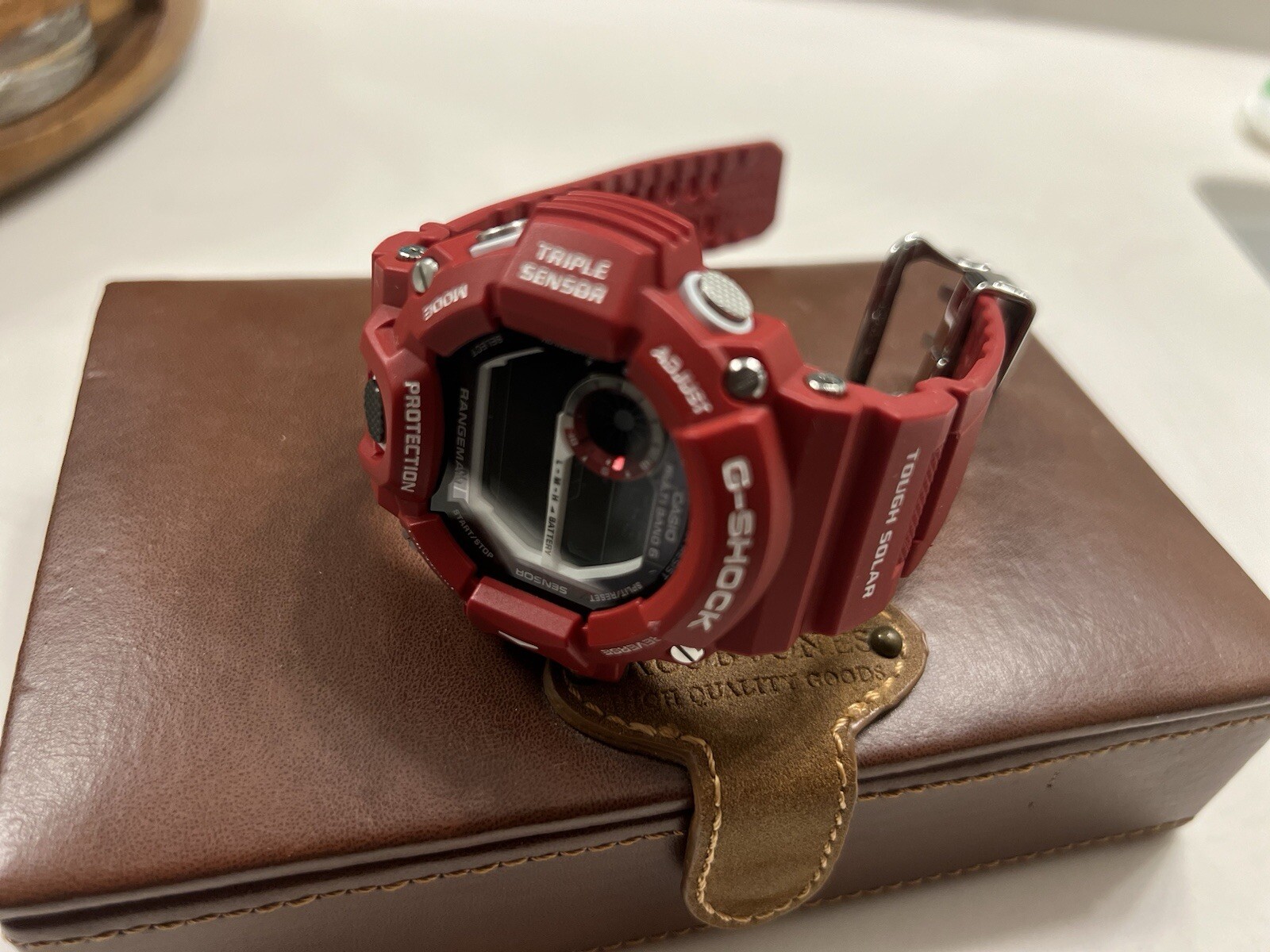 Casio G-Shock GW9400RD Burning Red Rangeman Solar Powered