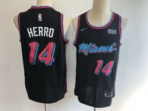 black miami heat city jersey