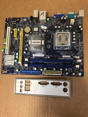 FOXCONN 45CMV UYUG0804193 LGA775 LOW POWER MOTHERBOARD + E2180 Duo core CPU
