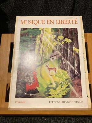 Musique en Liberté 1er recueil partition piano éditons Henry Lemoine - Photo 1/4