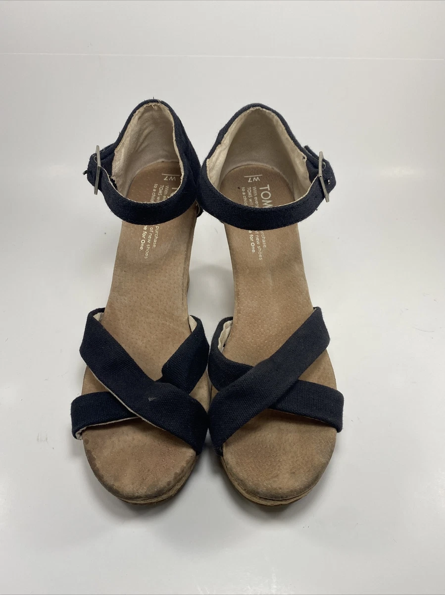 Toms sienna wedge size best sale 7