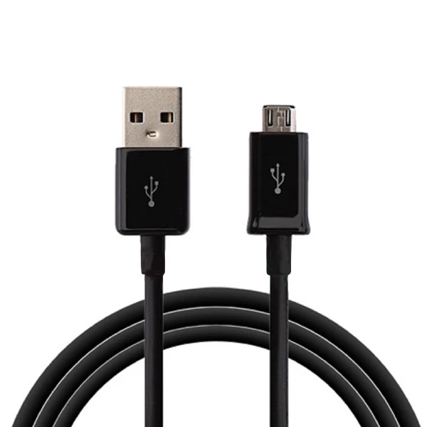 USB DATI MICRO USB CAVO RICARICA 1mt nero PER SAMSUNG GALAXY PC nj - Immagine 4 di 4