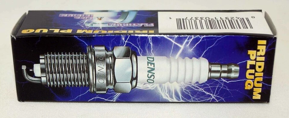 Juego de 6 bujías de iridio de larga duración originales Denso OEM SKJ20DRM11 para Honda Foto 4 de 4