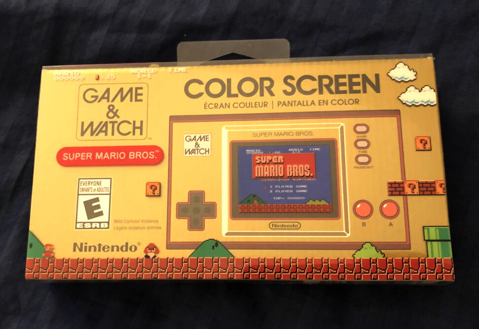 Nintendo - Super Mario Bros Game and Watch - NEW IN BOX