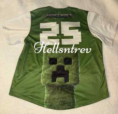 San Francisco Giants Minecraft Movie Day Spc. Evt. Creeper Jersey Sz. L 4/6/25