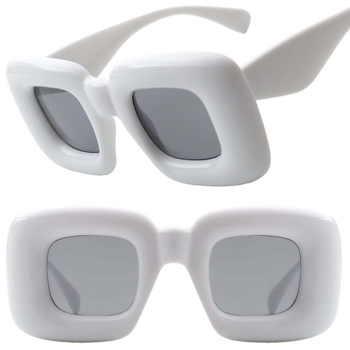 Celine Sunglasses CL40224I 25C White Oversized Frames with  display picture 2