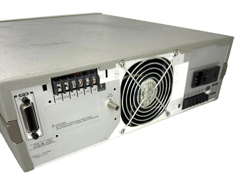 HP 6621A System DC PSU OPT 700 750 OUTPUT 0-7V/0-10A 0-20V /0-4A 787 as-is - Image 2 of 3