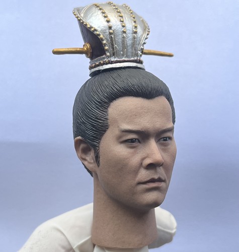 1/6 Three Kingdoms Zhou Yu General Head Carved DIY 12'' Ancient Action Figure - Picture 12 of 19