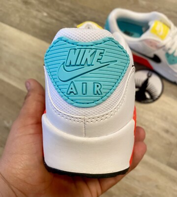 Nike Air Max 90 'Spring Multi-Color' White Black FZ3622-100