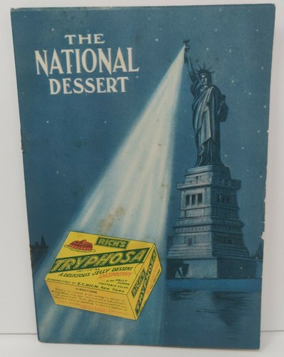 Rich's Tryphosa. A Delicious Jelly Dessert Advertisement Pamphlet 🗽