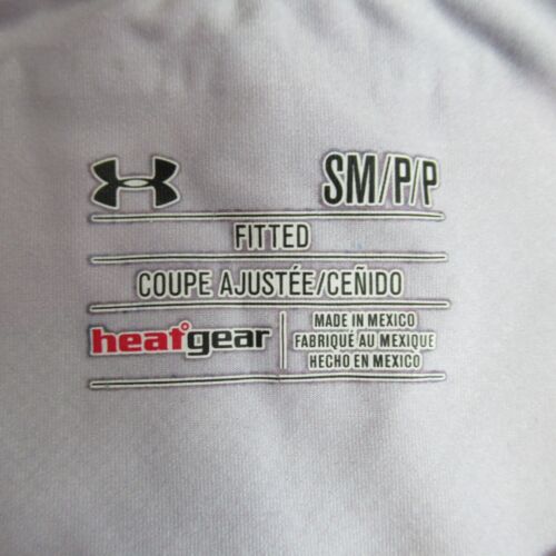 Under Armour T Shirt Womens S Purple Camo V Neck Logo Athletic Active Tee - Picture 2 of 11