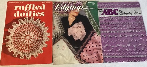 Lote de 35 folletos de ganchillo y punto libros afganos, tapetes, manteles lote #2 - Imagen 9 de 19