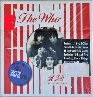 THE WHO - THE 1ST SINGLES BOX - POLYDOR EU IMPORT 12 CD SET - SEALED NEW