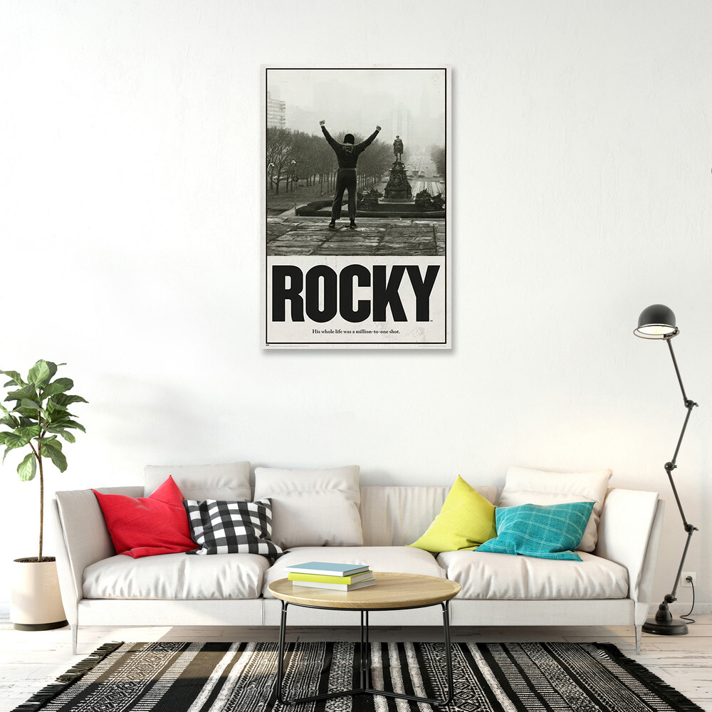 Poster Toile Rocky 3 - Impression Haute Qualité 30 X 45 Cm - Décoration Murale Moderne Pour Chambre, Bureau - 12