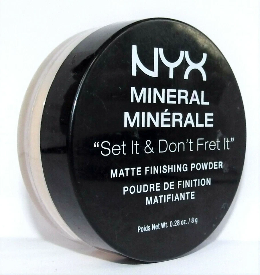 NYX Mineral Set It & Don't Fret It Matte Finishing Powder MFP02 Medium/Dark New - Bild 2 von 2