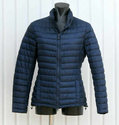 ASPESI leichte DAUNENJACKE Piumina Damen Jacke Übergangsjacke Gr M Dunkelblau