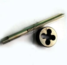 1set TR12 x 2 HSS Right hand Trapezoidal thread tap and Die 