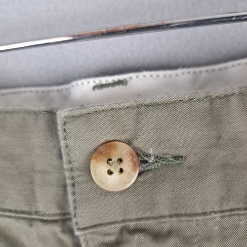 Polo Golf Shorts Mens 36 Olive Green Chinos Pleated Casual Preppy Ralph Lauren - Picture 3 of 15