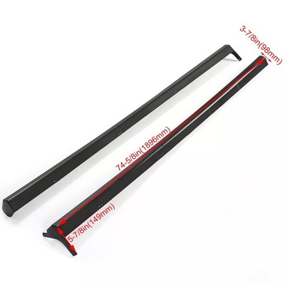 For 2001 02 03 04 05 Honda Civic Coupes / Sedans JDM Type-A RS Style Side Skirts