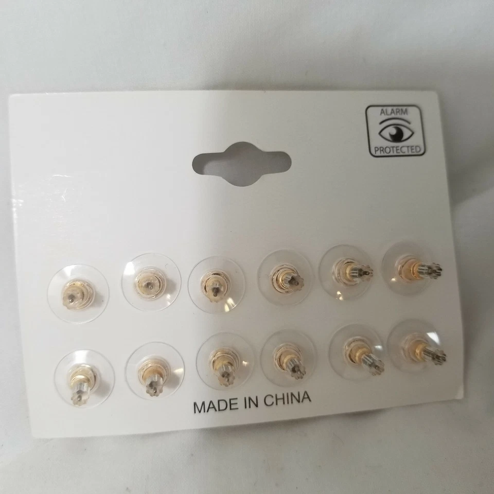 6 Juegos Pendientes de Oro Navidad N por Noir Casa del Árbol Arrecife Pan de Jengibre Brillante NUEVO Foto 4 de 4