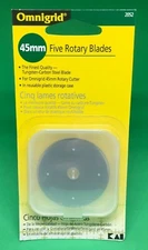  Omnigrid Rotary Blade Refills 45mm 5/Pkg 762511020525