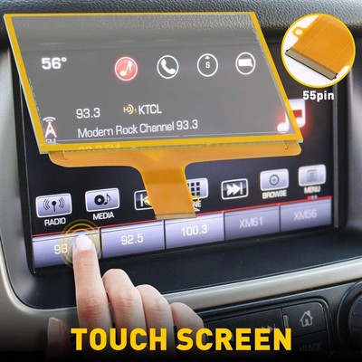 8'' 55 Pin Touch screen for 2015-2018 GMC Yukon Chevy Suburban Tahoe Colorado EAW