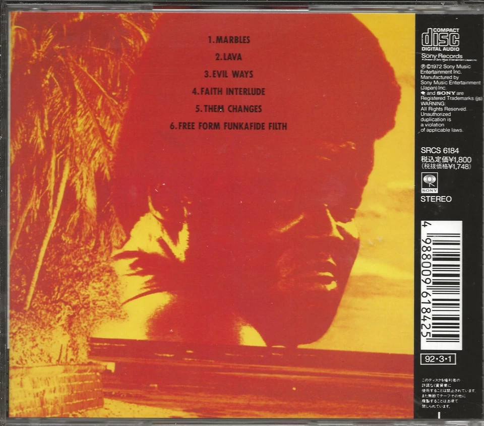 CARLOS SANTANA & BUDDY MILES - Live! (Sony Records #SRCS 6184 - Japan, 1992) Foto 2 de 2