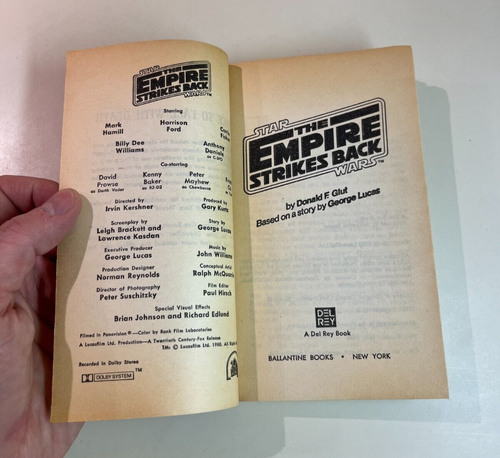 The Empire Strikes Back, Donald F. Glut, 1980, Star Wars Episode V Paperback - Picture 4 of 7
