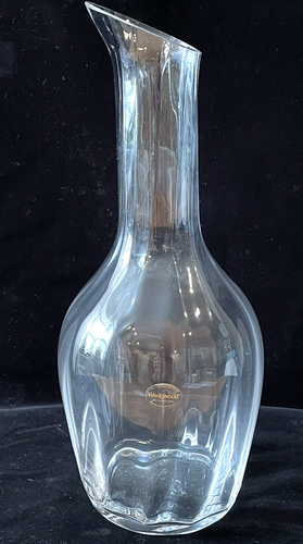 Wedgwood Lead Crystal Devon Collection Optic Carafe Wine Decanter England - Picture 2 of 12