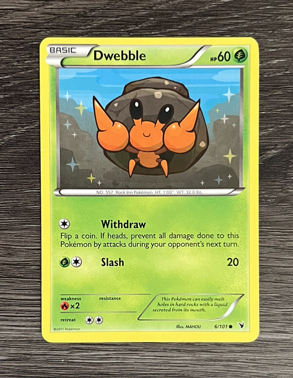 Pokemon Black & White Noble Victories Common Dwebble #6