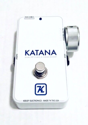 Keeley Katana Clean Boost “Throwback White” Edition Guitar