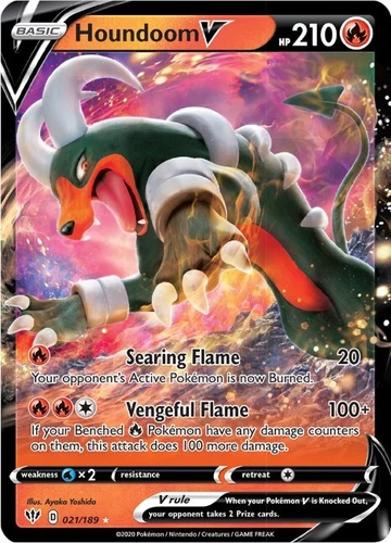 Houndoom V Pokémon TCG Cards