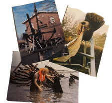 3 unbeschriebene Karten aus ehem. Wrackmuseum Cuxhaven, CIMBRIA, RAR