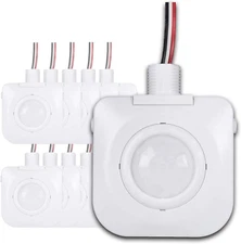 10-Pack Ceiling Occupancy Motion Sensor, Passive Infrared Technology, High Bay F