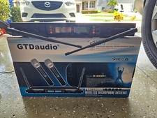 Wow! Gtd Audio 2x100 Channel Uhf Wireless Hand Held Microphone Mic System G-622h